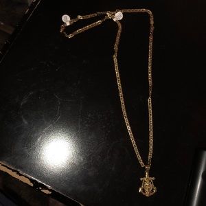 Gold chain and bracelet